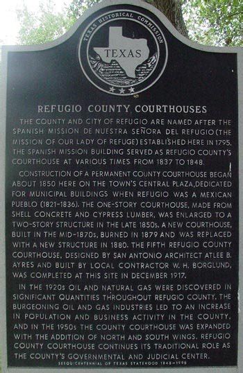 Historical Markers | Refugio County Chamber of Commerce