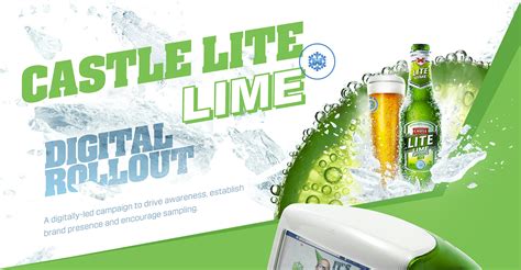 Castle Lite Lime - Digital Campaign Rollout on Behance