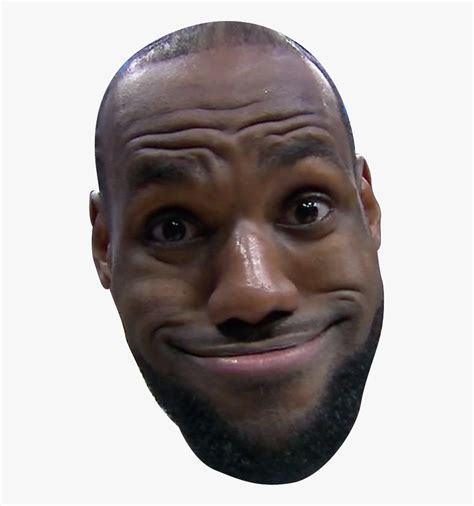 Download Lebron James Funny Face Cleveland Cavaliers Youtube - Lebron James Face Png - WallpaperTip