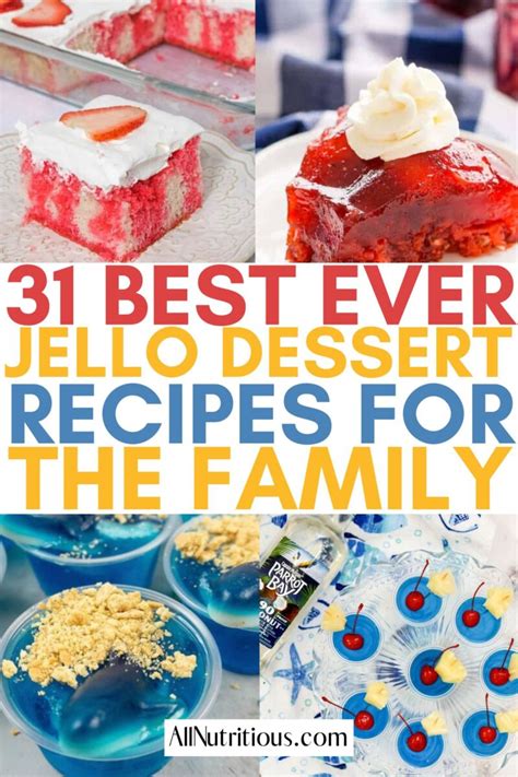 31 Best Vintage Jello Recipes for Dessert - All Nutritious