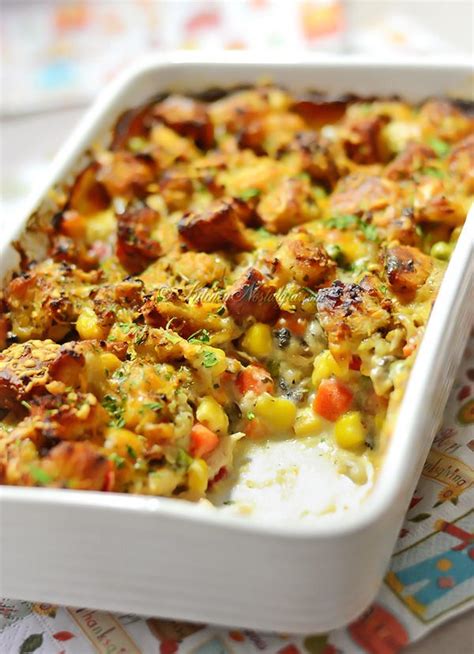 Stove Top Chicken Bake - use your Thanksgiving leftover stuffing and ...