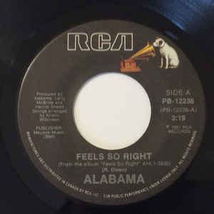 Alabama - Feels So Right (1981, Vinyl) | Discogs