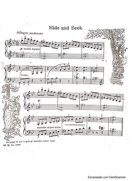 Hide and Seek Piano 3 Pieza | PDF