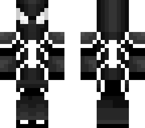 black spiderman | Minecraft Skin