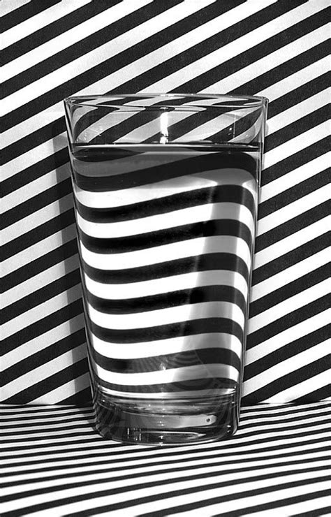 Glass of Water Optical Illusion