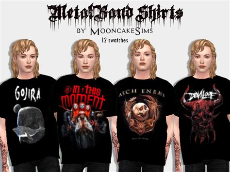 Sims 4 Cc Band Shirts - Nyclqfocalpoint Blog