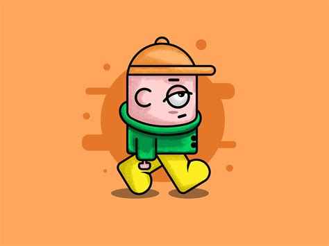 walk alone Illustrator by BADR on Dribbble