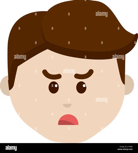 Worried eyebrows Stock Vector Images - Alamy