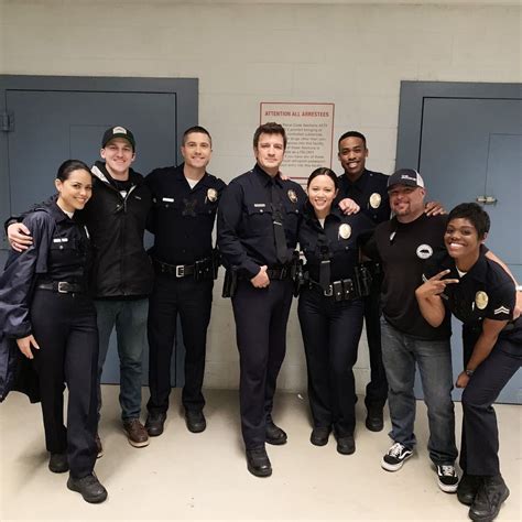 The Rookie on Instagram: “#FlashbackFriday to #TheRookie cast with some of our props crew ...