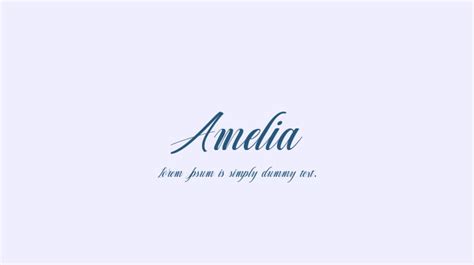 Amelia Font : Download Free for Desktop & Webfont