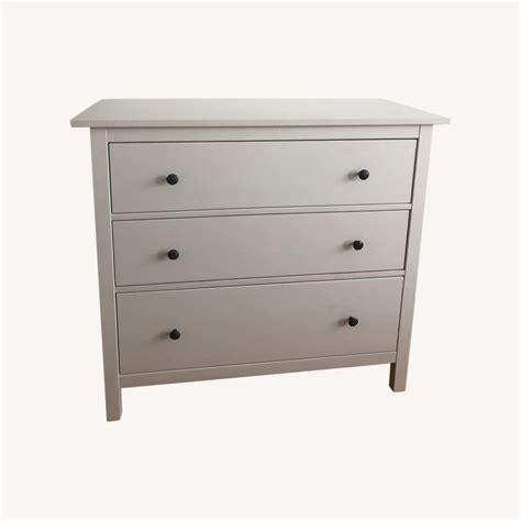 IKEA White 3-Drawer Dresser - AptDeco