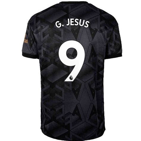 2022/23 adidas Gabriel Jesus Arsenal Away Jersey - SoccerPro