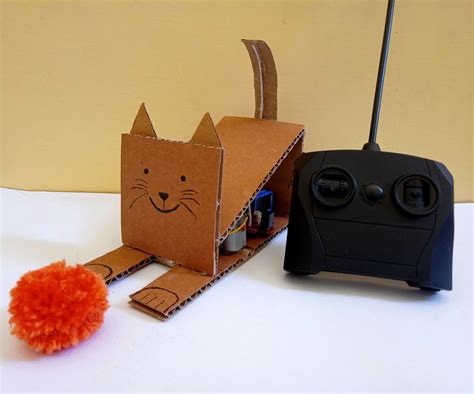 RC Cardboard Cat : 8 Steps (with Pictures) - Instructables