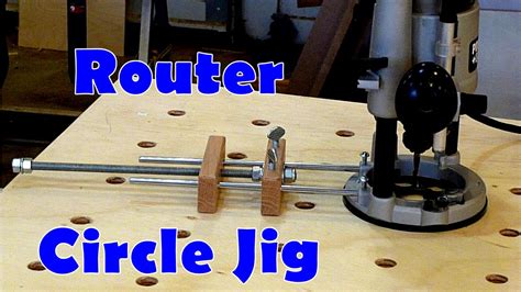 Router Circle Jig with Micro Adjustment - YouTube