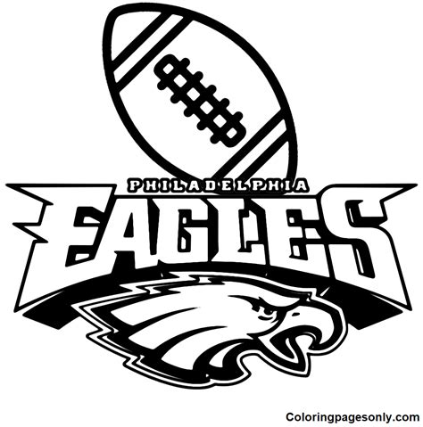 Philadelphia Eagles Coloring Pages - Coloring Pages For Kids And Adults