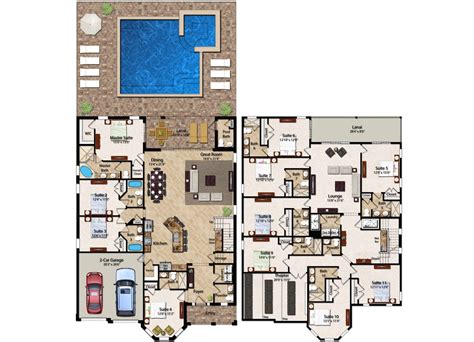 10 Room House Floor Plan - floorplans.click