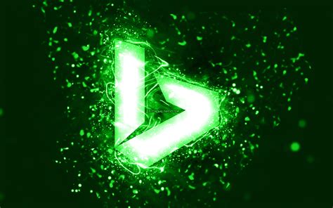 Download wallpapers Bing green logo, 4k, green neon lights, creative, green abstract background ...