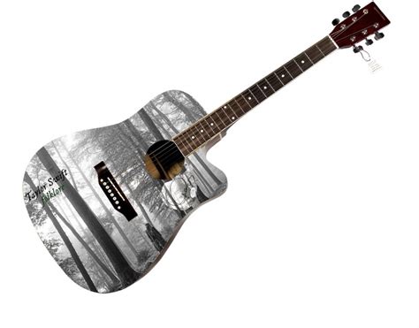 Taylor Swift Signed Graphics Guitar - CharityStars