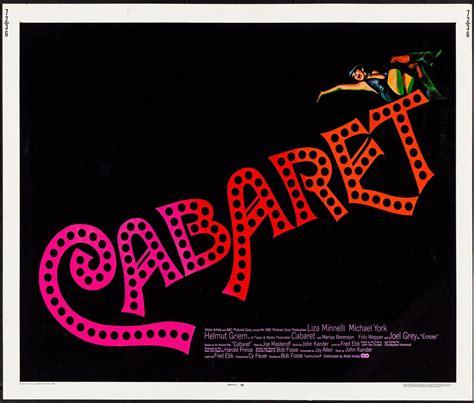 Cabaret Movie Poster 1972 Half sheet (22x28)