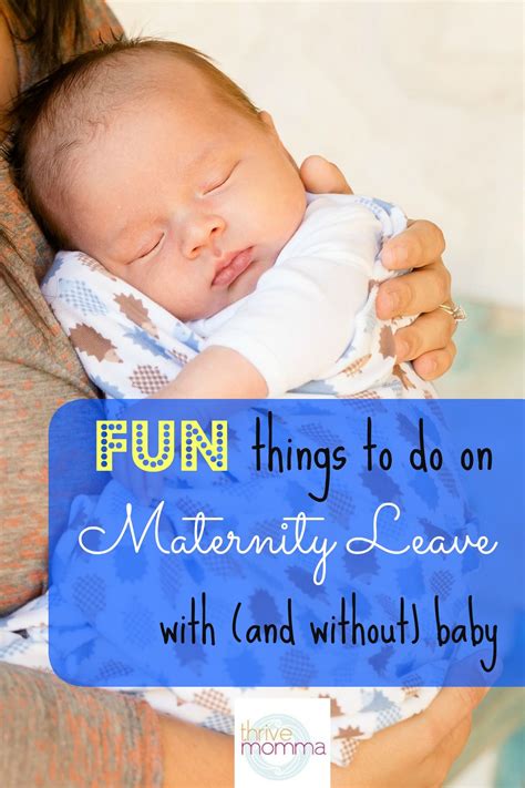 Fun things to do on maternity leave @thrivemommapins Sofia Grace, Baby Items List, Preparing For ...