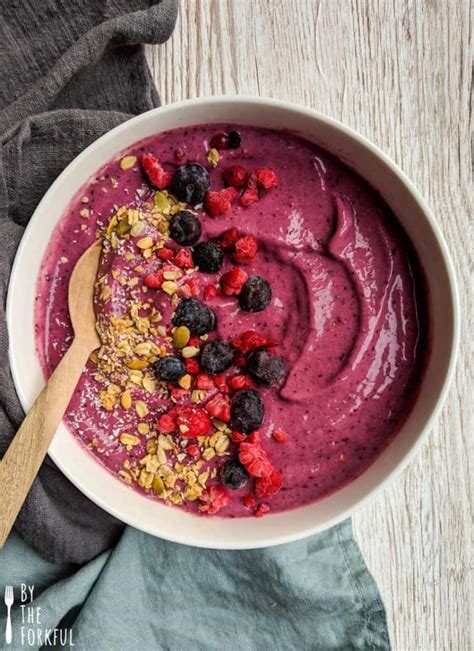 Frozen Fruit Smoothie Bowl Recipes - By The Forkful