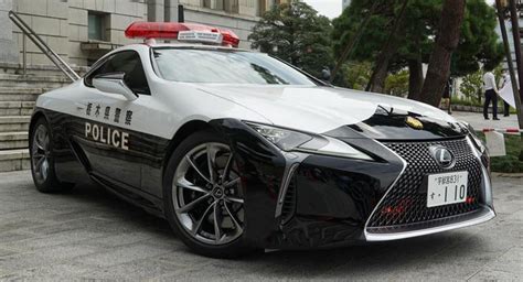 After A Nissan GT-R, This Japanese Police Department Welcomes A Lexus LC 500 To Their Fleet ...