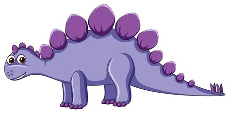 Cute purple dinosaur character 373797 Vector Art at Vecteezy