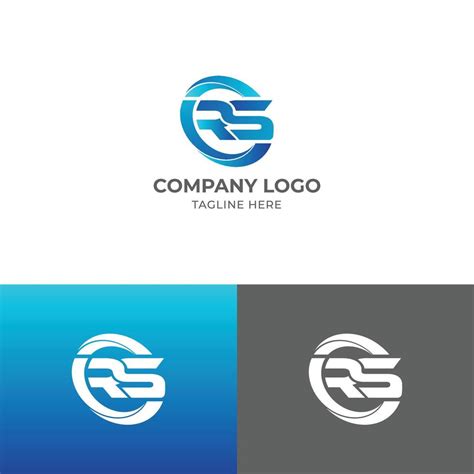 RS logo design vector 3540957 Vector Art at Vecteezy