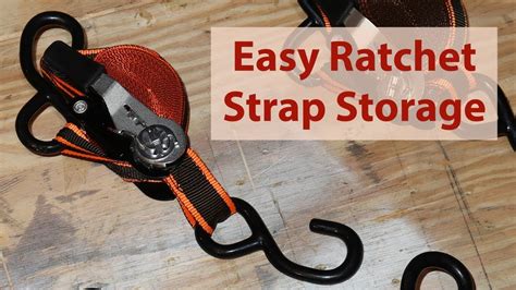 How to Wrap Harbor Freight Ratchet Straps for Storage - YouTube