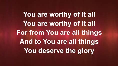 Worthy Of It All [Acoustic] - Worship Lyric Videos (Preview) - YouTube