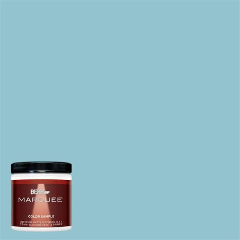 BEHR MARQUEE 8 oz. #MQ6-32 Cosmic Blue Interior/Exterior Paint Sample ...