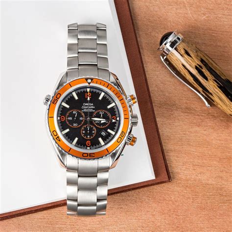 Orange Crush: OMEGA Seamaster Planet Ocean 600M Chronograph - Bob's Watches