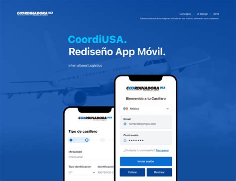 Coordinadora USA / App Redesign :: Behance