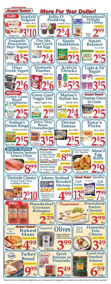 Market Basket Weekly Flyer May 10 – May 16, 2020