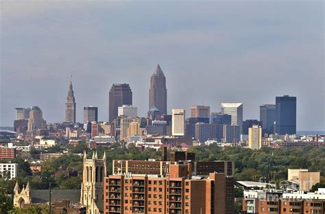 Downtown skyline Cleveland Ohio Photograph by Douglas Sacha | Fine Art America