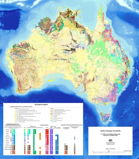 Geology of Australia Map