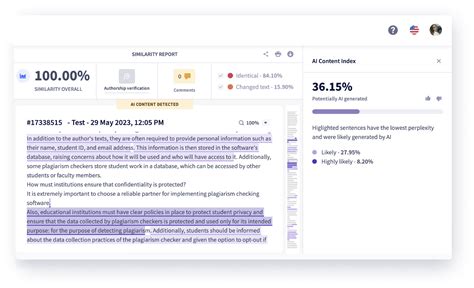 How to interpret the results of AI Content Detector by PlagiarismCheck