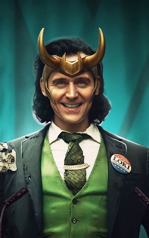 1200x1920 Resolution Smiling Loki Disney 1200x1920 Resolution Wallpaper ...