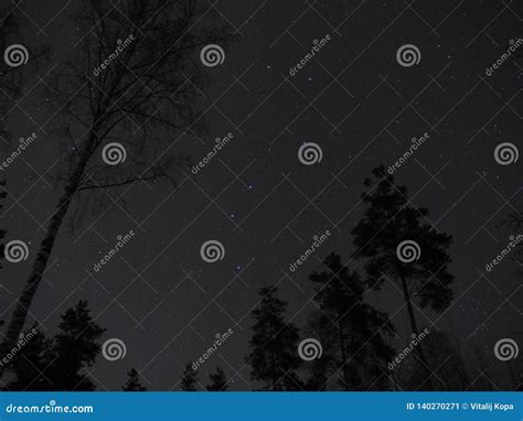 Dubhe Star and Big Dipper Constellation Stars on Night Sky Stock Image ...