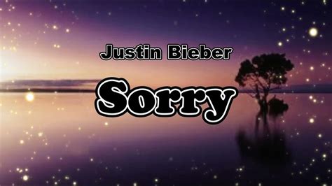 Justin Bieber - Sorry 🎶 - YouTube