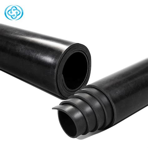 Durable black natural rubber sheet roll with reliable performance ...