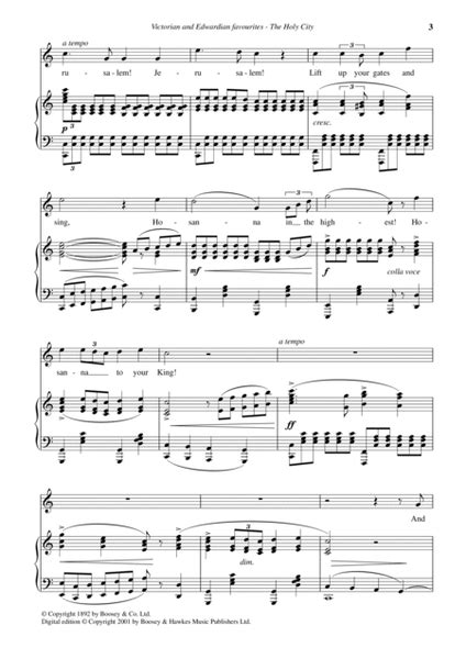 The Holy City by Stephen Adams - Piano, Vocal - Digital Sheet Music | Sheet Music Plus