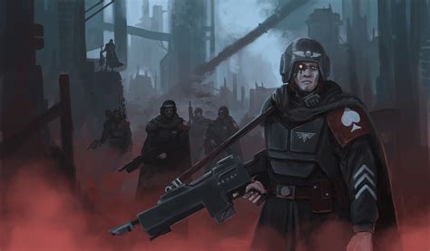 Warhammer 40k Imperial Guard Art