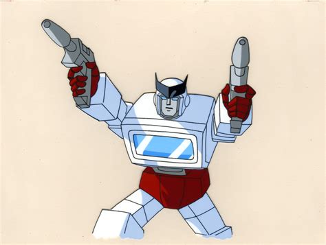 Hand-Painted Transformers Animation Cels - I am Ratchet