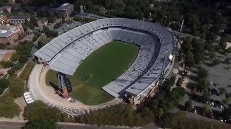 Scott Stadium from the air - YouTube