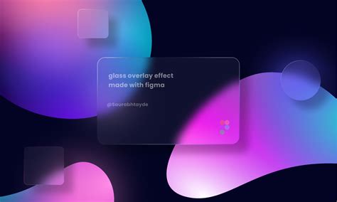 How To Create A Stunning Glass Effect For Your UI Projects | Figma