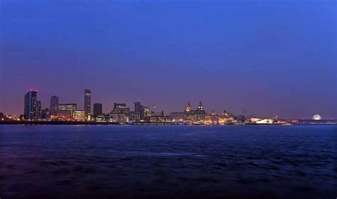 Night on the River Mersey Liverpool waterfront - Liverpool Echo