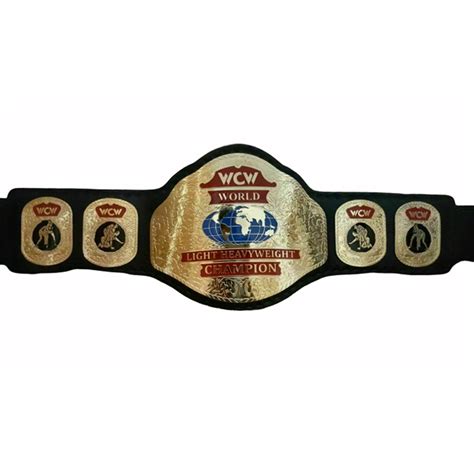 WCW WORLD LIGHT HEAVYWEIGHT WRESTLING CHAMPIONSHIP BELT REPLICA - WC BELTS