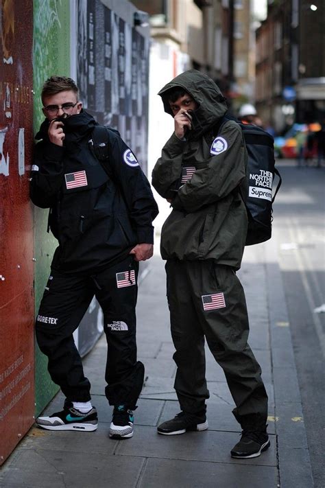 Street Style Looks From London's Supreme x The North Face Drop | Mens ...