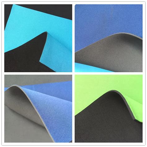 Neoprene Fabric 2mm Coated Polyester Knitted Fabric By One Side Many Color Thickness 2mm 130cm ...